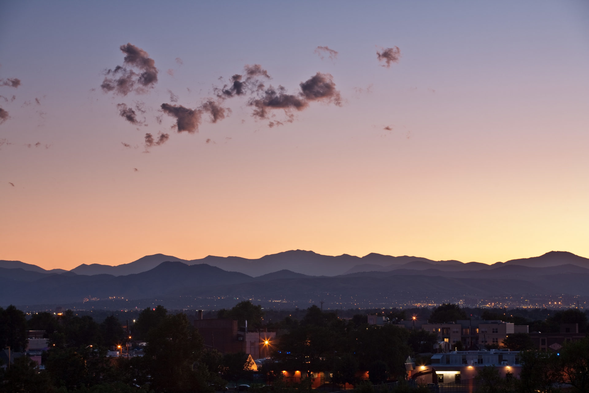 Mount Evans Sunset - August 6, 2011