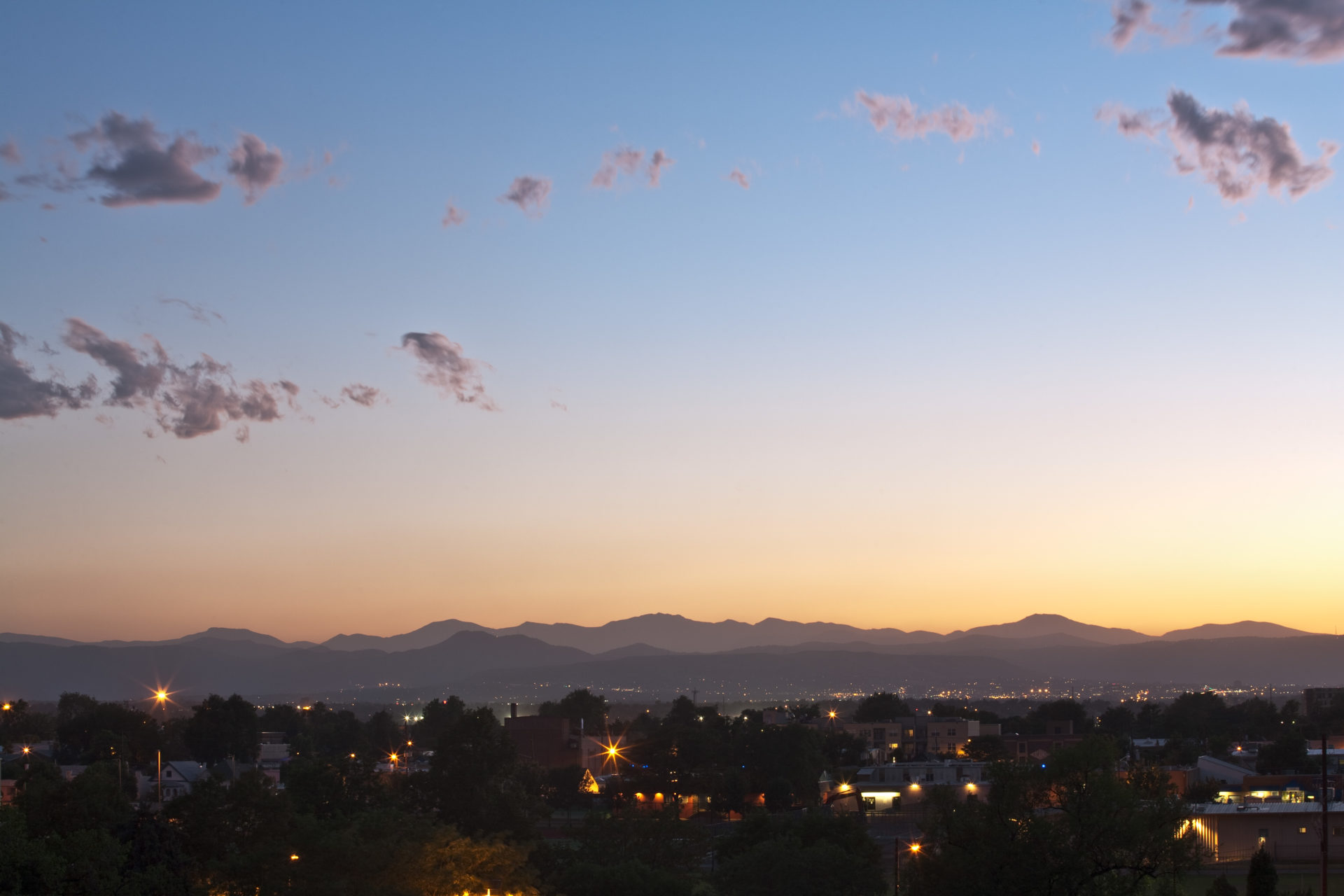 Mount Evans sunset - August 9, 2011