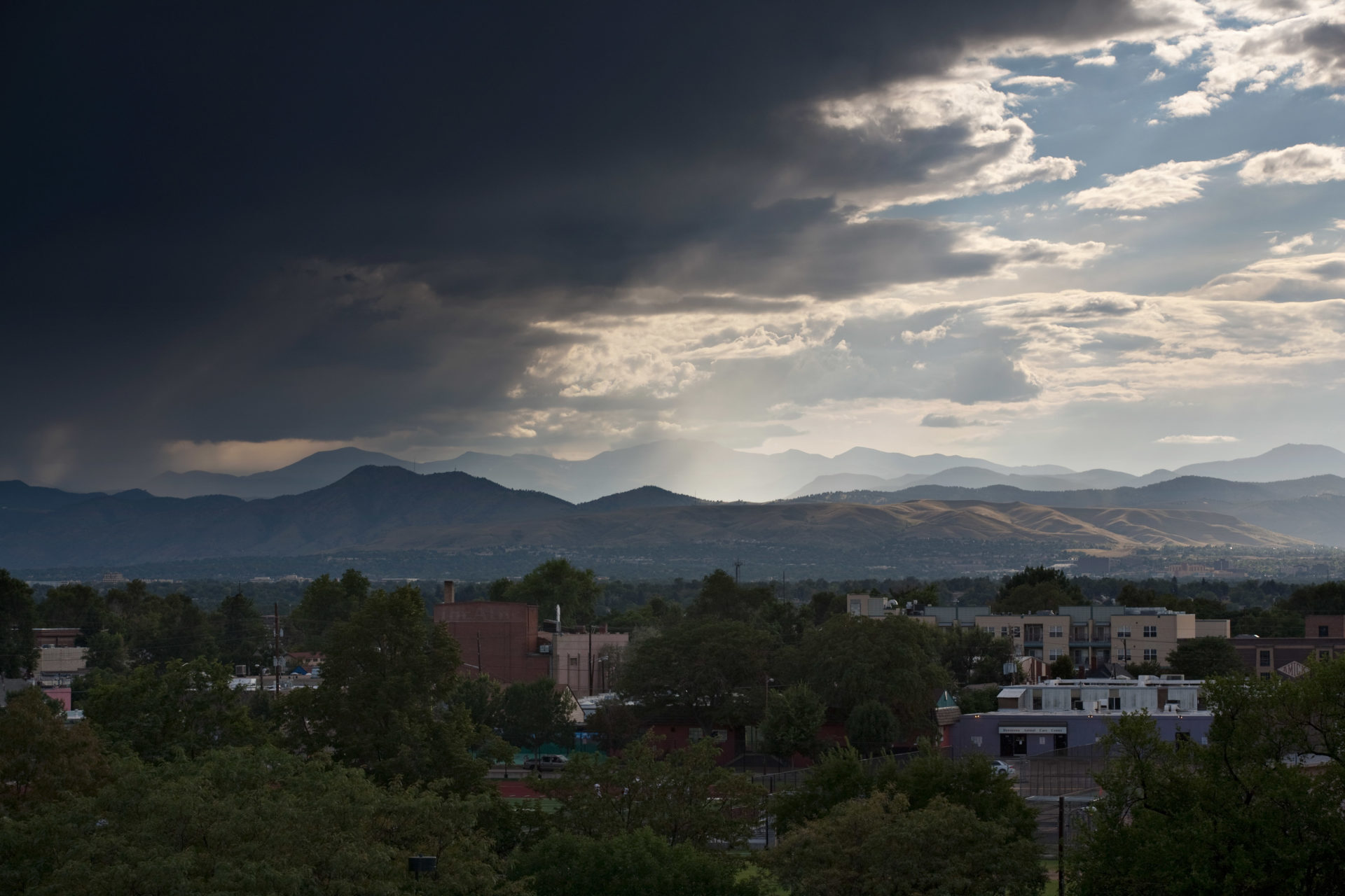 Mount Evans storm - August 22, 2011