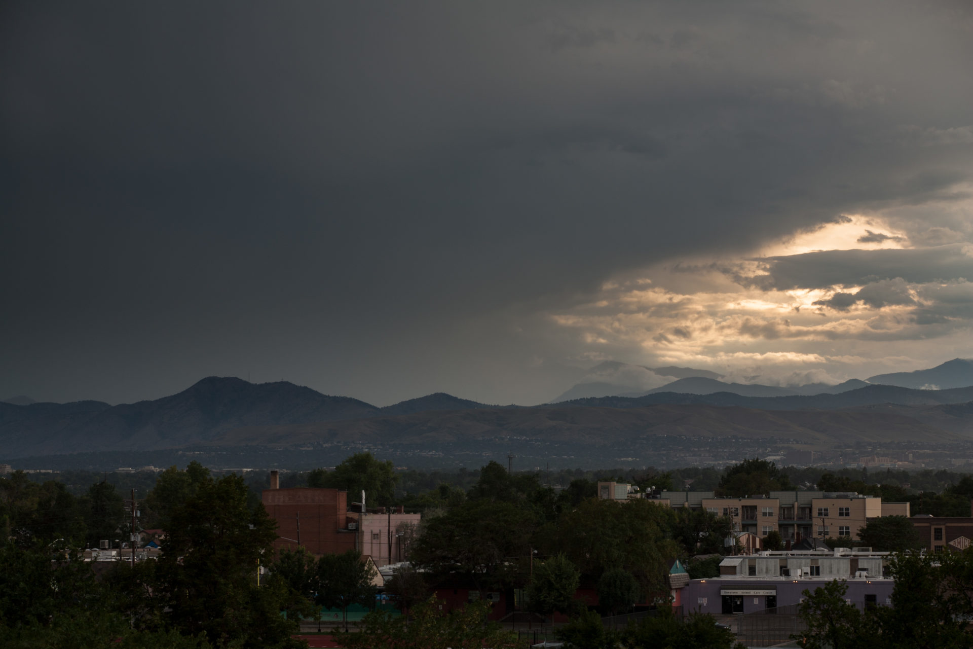 Mount Evans obscured - August 27, 2011