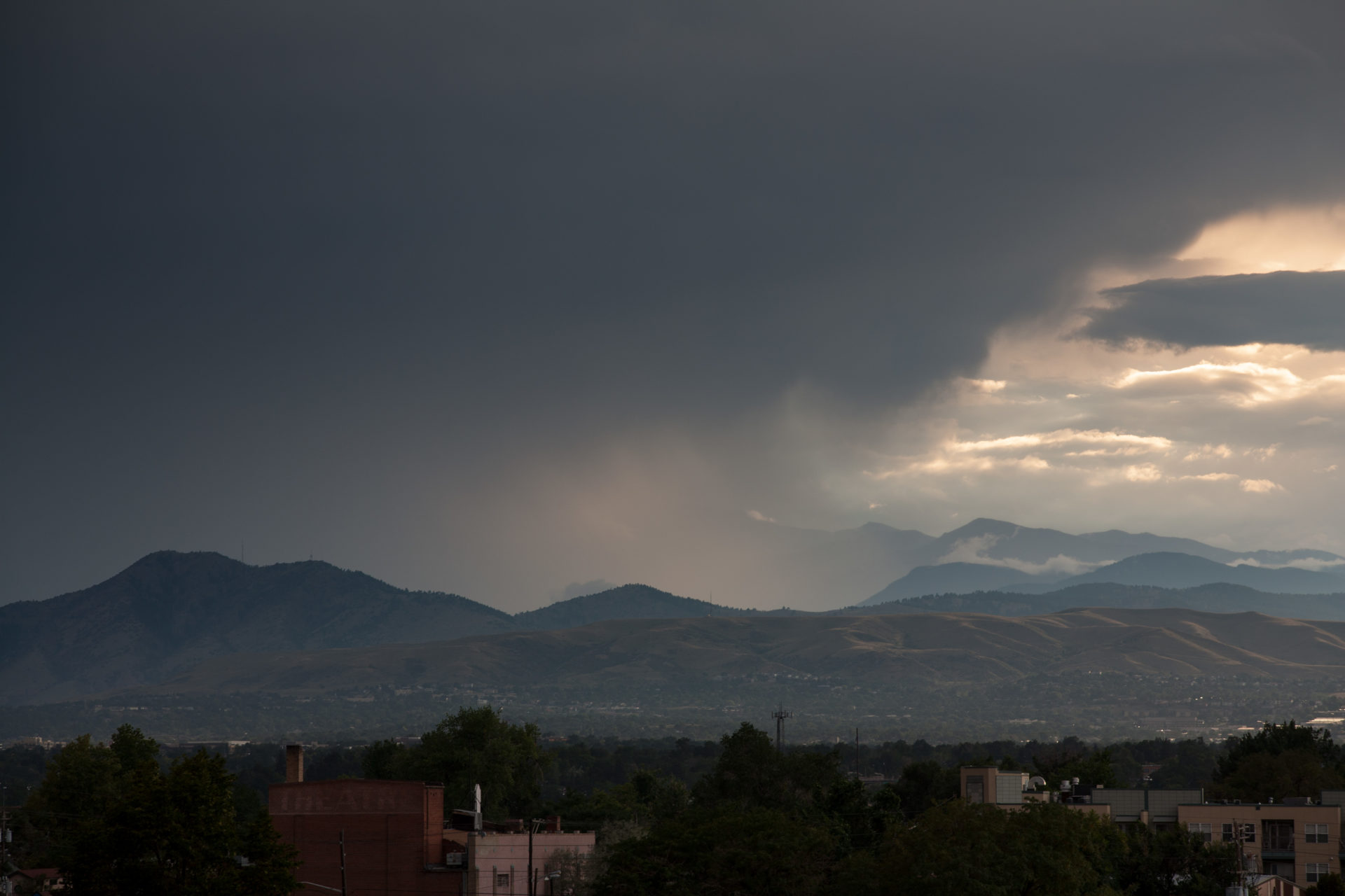 Mount Evans storm - August 27, 2011