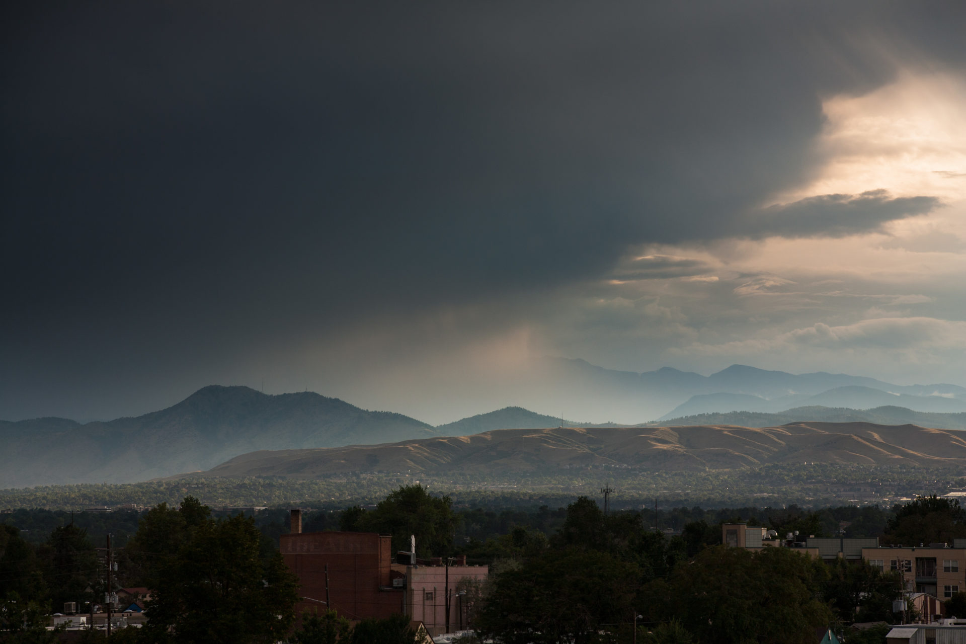 Mount Evans storm - August 27, 2011