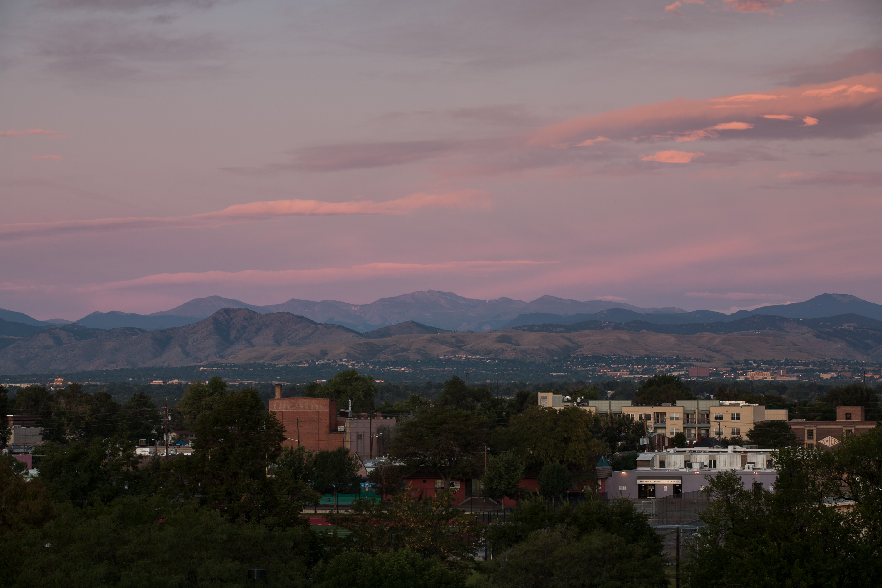 Mount Evans sunrise - September 12, 2011